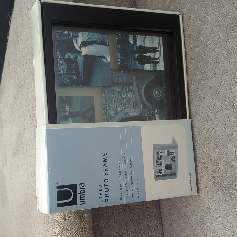 Umbra Ether shadowbox photo frame 10.5" x 8" - 2 available